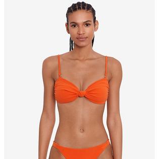 Women's Knot-Front Bandeau Bikini Top