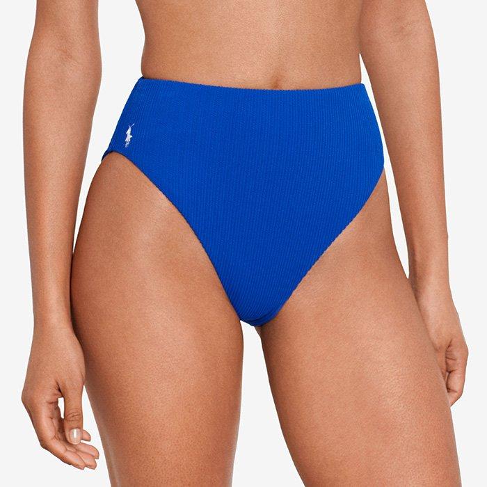 Women's Twisted-Rib Mid Bikini Bottom