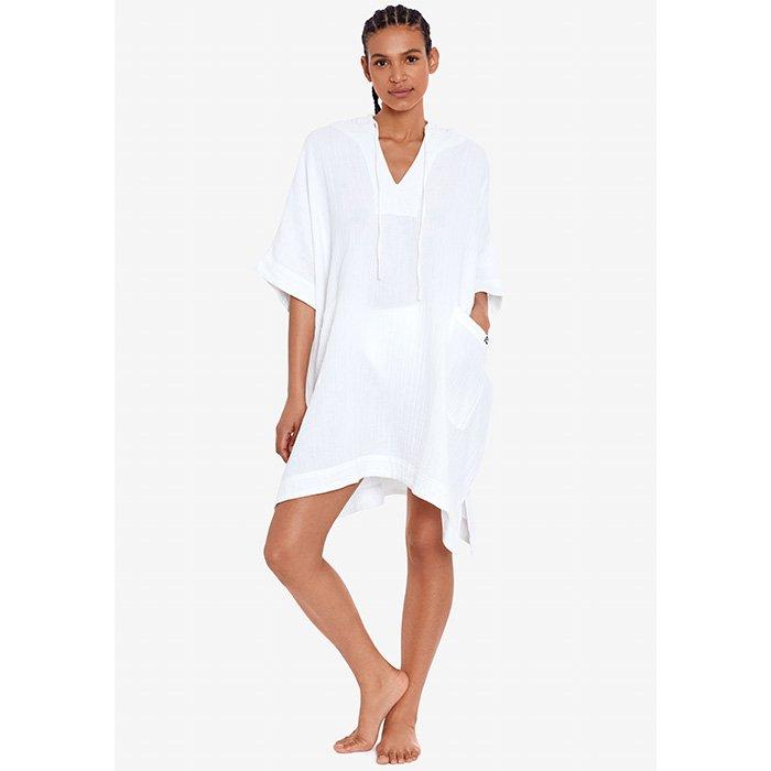 Polo Ralph Lauren Tunic-Style Beach Cover-Up - White - Size XS