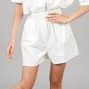 Short en popeline pour femmes