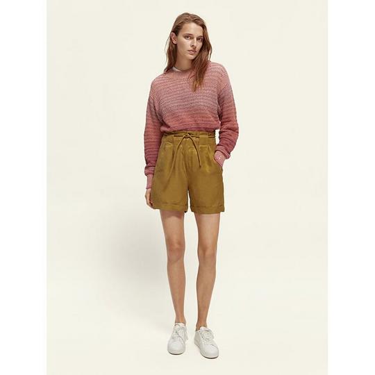 Scotch Soda 171861 High Waist Shorts Brown L Woman