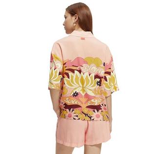 Scotch & Soda Women's Printed Camp Shirt