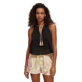 Women's Tassel Tie Tank Top