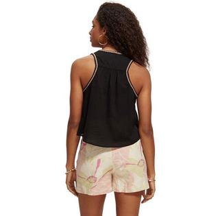 Scotch & Soda Women's Tassel Tie Tank Top