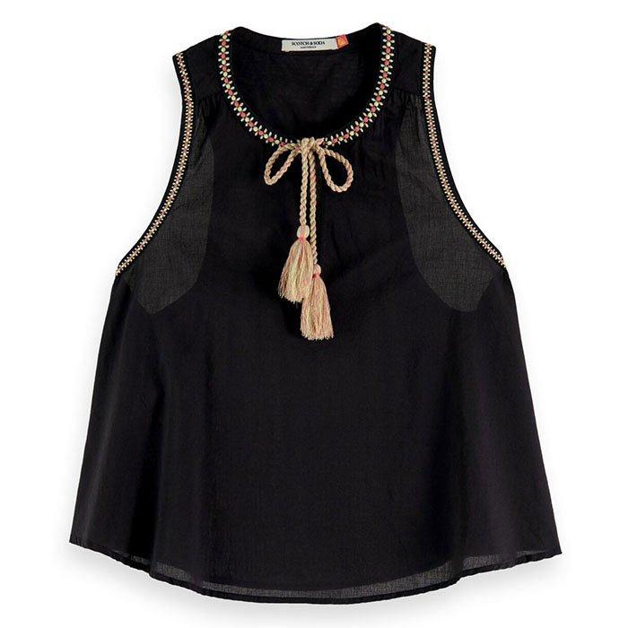 Women's Tassel Tie Tank Top