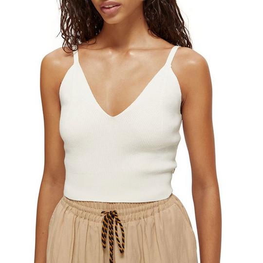 Knitted spaghetti strap top store