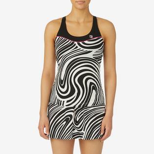 Fila Women's Tie Breaker Printed Racerback Tank Top