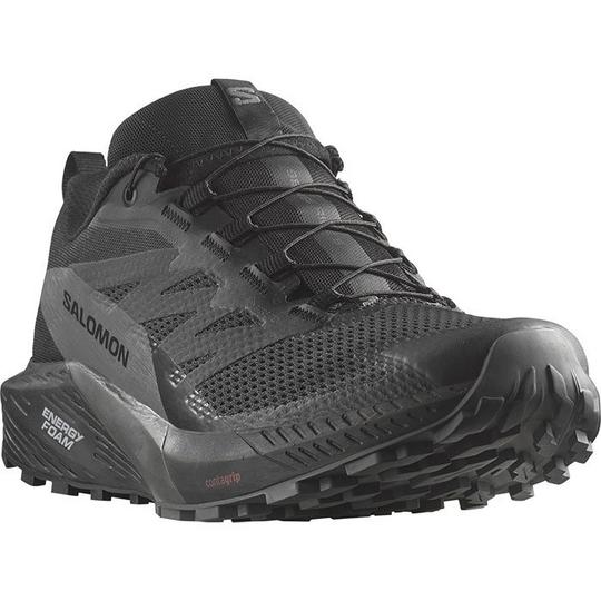 Salomon Sense Ride 5 GORE TEX Running Shoes Men s 11 Black Magnet Black