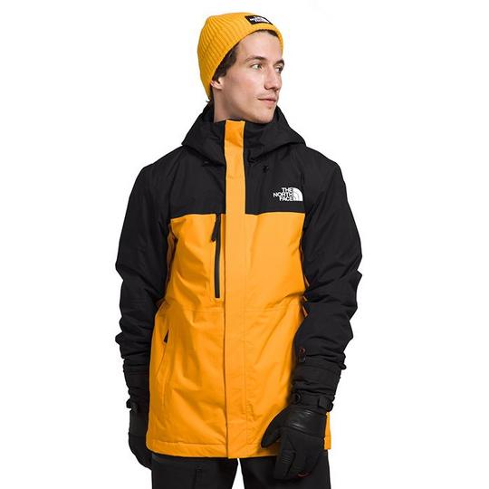 The North Face Men s Freedom Insulated Jacket Size S Summit Gold TNF Black