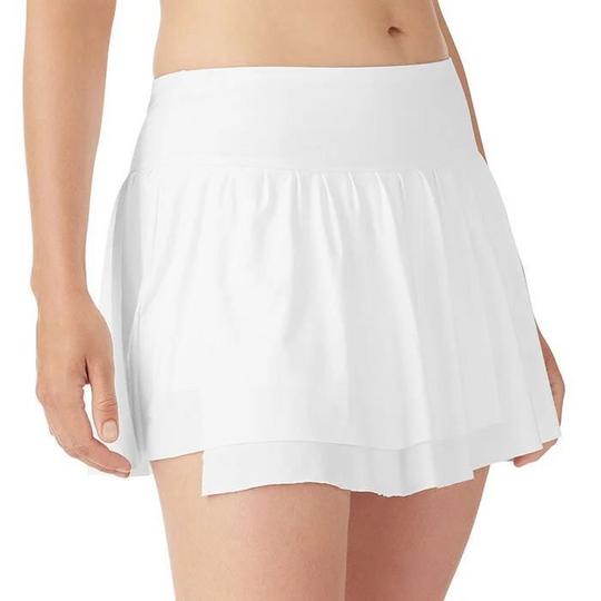 Fila White Line Asymmetrical Skirt White Size Large