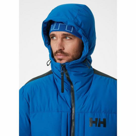 Helly Hansen Men s Patrol Puffy Parka Jacket Blue Size XL