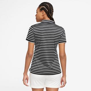 Nike Polo &agrave; rayures Dri-FIT Victory pour femmes