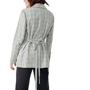 Free People Women's Olivia Plaid Blazer
