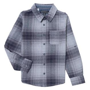 Junior Boys' [8-16] Long Sleeve Pocket Flannel Shirt