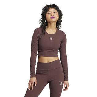 adidas Originals Women's Essentials Rib Long Sleeve T-Shirt