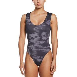 Nike Maillot de bain une pi&egrave;ce Floral Fade Keyhole Back pour femmes