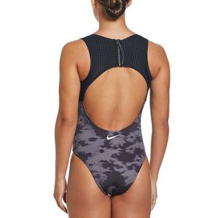 Nike Maillot de bain une pi&egrave;ce Floral Fade Keyhole Back pour femmes