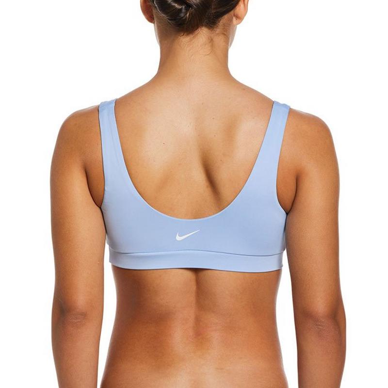 Nike Women's Multi Logo Scoop Neck Bikini Top