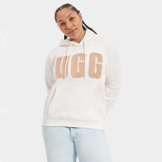 UGG Women s Rey UGGfluff Logo Hoodie