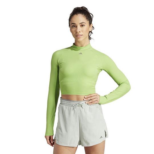 adidas Women s HIIT HEAT RDY Long Sleeve Crop Top