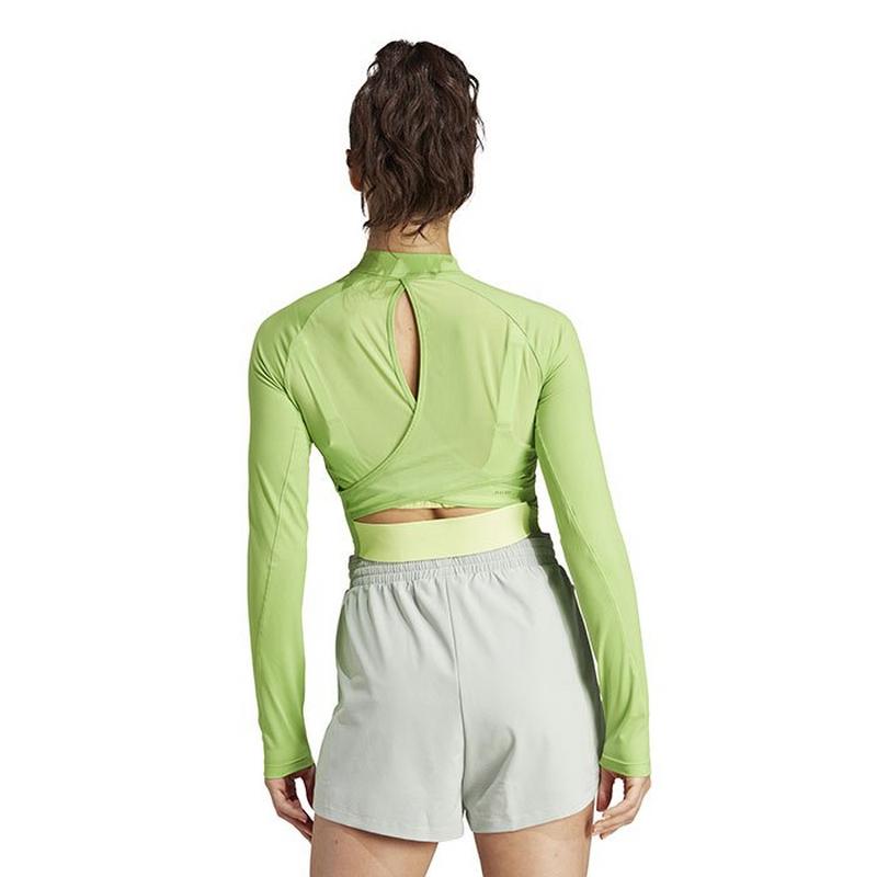 adidas Haut court &agrave; manches longues HIIT HEAT.RDY pour femmes