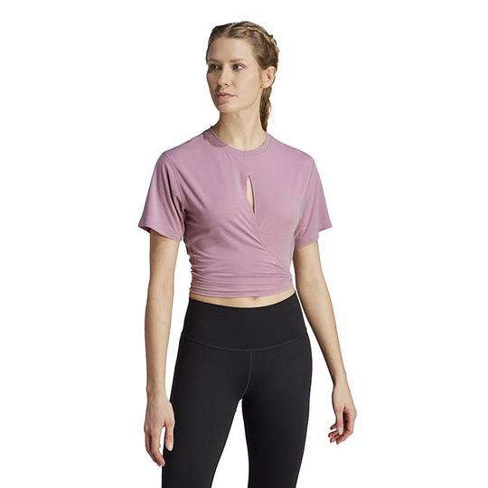 adidas Women s Yoga Studio Crop T-Shirt