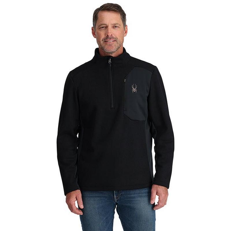 Spyder Haut en molleton &agrave; demi-fermeture &eacute;clair Bandit pour hommes