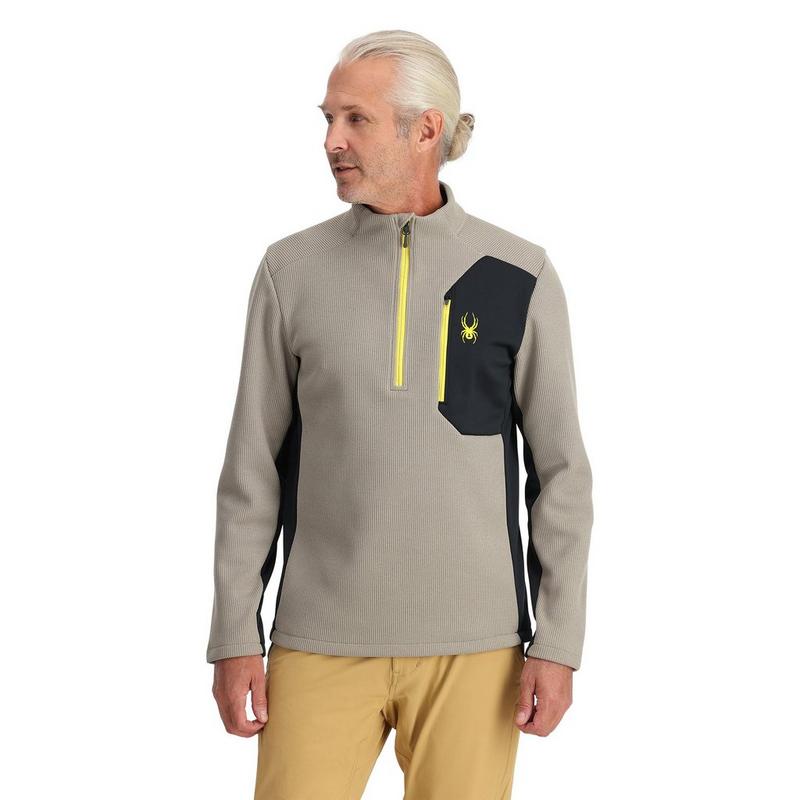 Spyder Men's Bandit Half-Zip Fleece Top