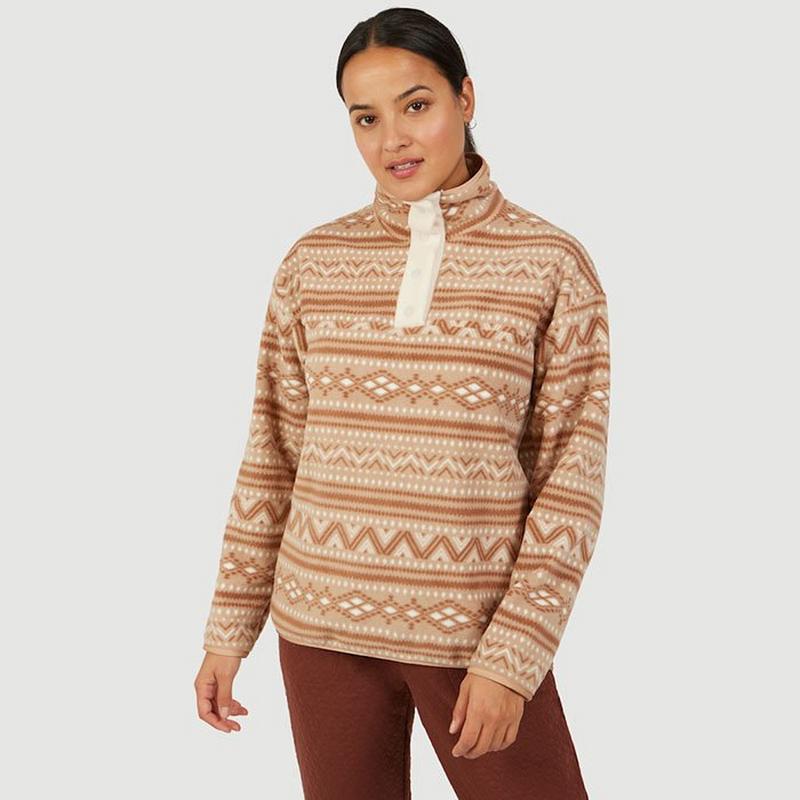 FIG Clothing Haut long en molleton Dana pour femmes