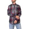 Chemise en flanelle   manches longues avec poche pour hommes