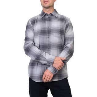 Chemise en flanelle à manches longues avec poche pour hommes