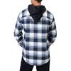 Men s Long Sleeve Hooded Flannel Shirt