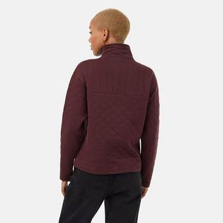 Tentree Women's 1/4-Zip Quilted Fleece Top