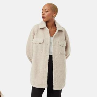 Veste en molleton bouclé recyclé pour femmes