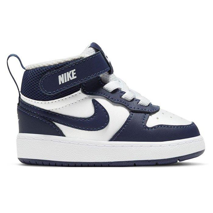 Nike Toddler s Court Borough Mid 2 Td Blue Textile Size 5