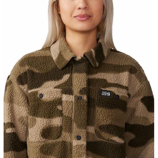 Mountain Hardwear Women s HiCamp Shirt Jacket Camo Size Medium