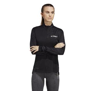 adidas Haut &agrave; manches longues Terrex Multi Half-Zip pour femmes
