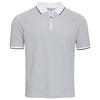 Men s Striped Performance Zip Polo