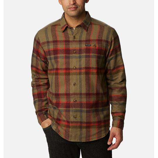 Columbia Men s Pitchstone  Heavyweight Flannel Shirt