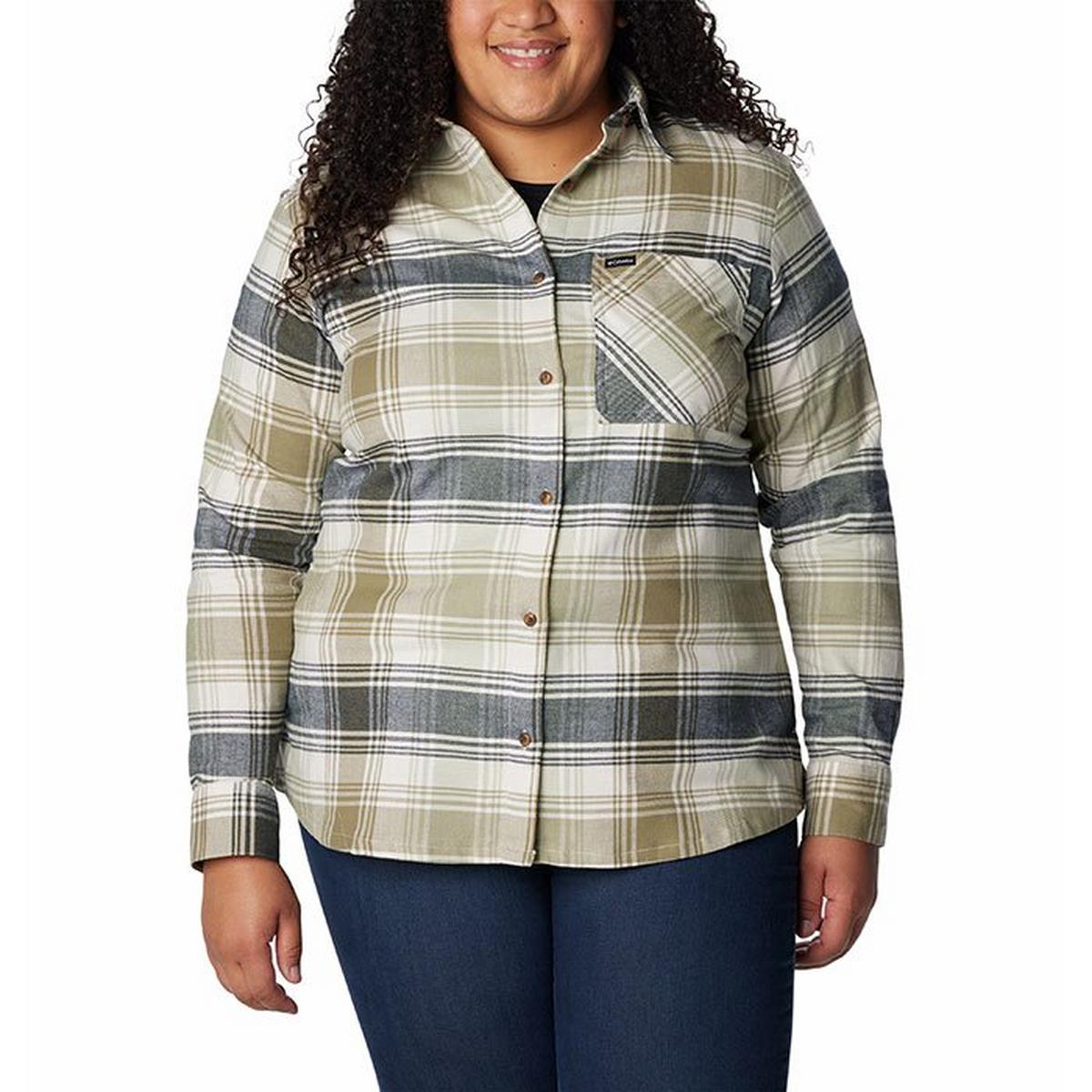 Women's Calico Basin™ Flannel Long Sleeve Shirt (Plus Size)