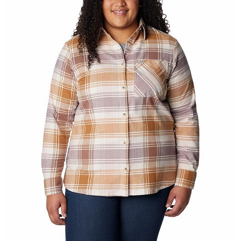 Columbia Chemise &agrave; manches longues Calico Basin pour femmes (grande taille)