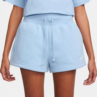 Short à taille haute en molleton Sportswear Phoenix pour femmes