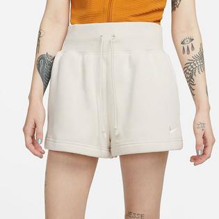 Nike Short &agrave; taille haute en molleton Sportswear Phoenix pour femmes