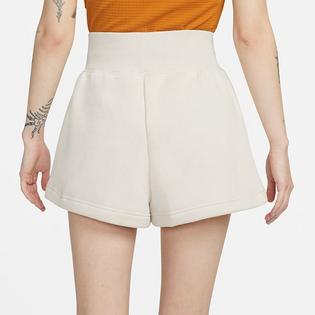 Nike Short &agrave; taille haute en molleton Sportswear Phoenix pour femmes