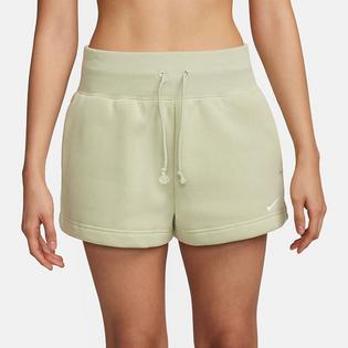 Nike Short &agrave; taille haute en molleton Sportswear Phoenix pour femmes