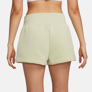 Nike Short &agrave; taille haute en molleton Sportswear Phoenix pour femmes