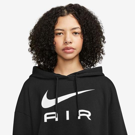 Nike Women s Air Fleece Pullover Hoodie Black Size Small