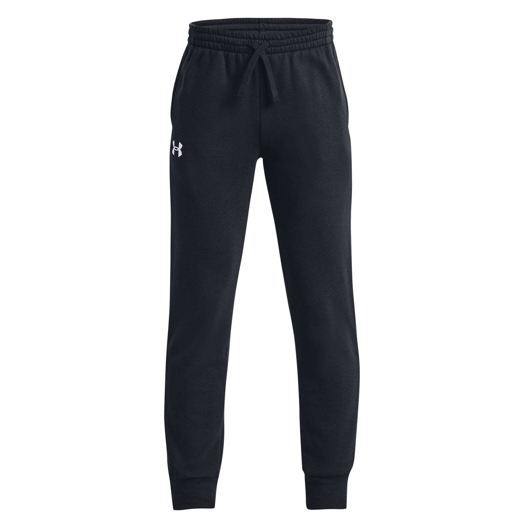 Under Armour | Junior's Boy's Rival Fleece Joggers Pants, Black, Size Small