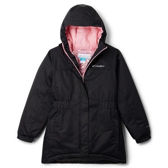 Columbia Sportswear Hikebound Long Insulated Jacket Youth Girls Black S