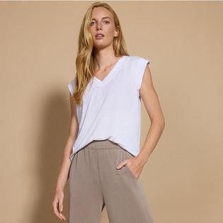 MPG T-shirt Dynamic &agrave; mancherons et col en V pour femmes